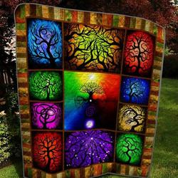 Abstract Tree Of Life Bs1104 8 Quilt Blanket  Quilt and Home Decor