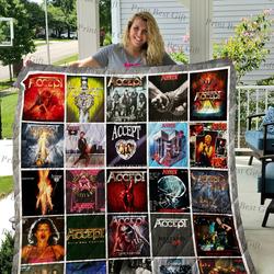 Accept Albums Cover Poster Quilt 2 and Home Decor