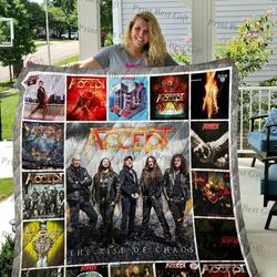 Accept Albums Cover Poster Quilt Blanket and Home Decor