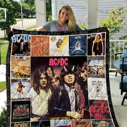 Ac/Dc Albums Cover Poster Quilt and Home Decor