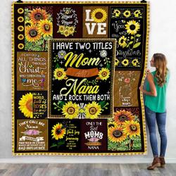 Ad Mom And Nana Quilt Liggf Fuct2409 and Home Decor