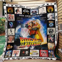 Adu - Back To The Future Quilt Blanket Ver 2 and Home Decor