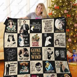 Adu - Gone With The Wind Quilt Blanket Ver 25 and Home Decor