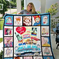 Adu- I Love Lucy Quilt Blanket Ver 2 and Home Decor