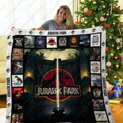 Adu - Jurassic Park Quilt Blanket Ver 1 and Home Decor