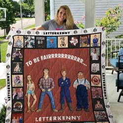 Adu - Letterkenny Quilt Blanket Ver 1 and Home Decor