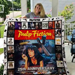 Adu -Pulp Fiction Quilt Blanket Ver 1 and Home Decor