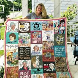 Adu- The Golden Girls 28 Quilt Blanket and Home Decor