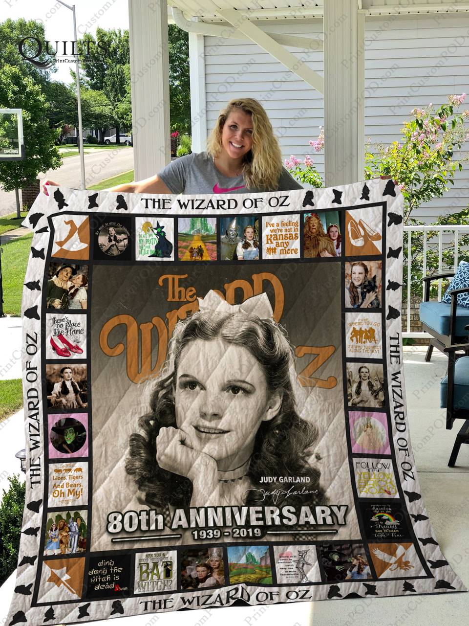 Adu - The Wizard Of Oz Quilt Blanket Ver 2 and Home Decor