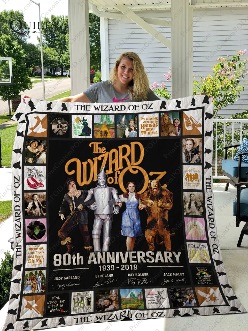 Adu - The Wizard Of Oz Quilt Blanket Ver 3 and Home Decor