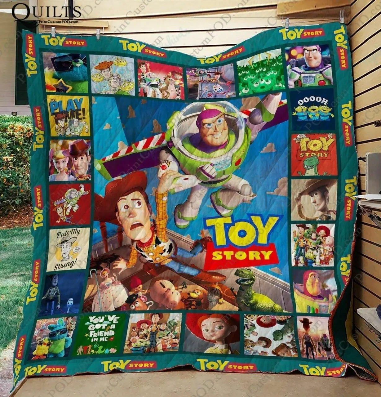 Adu Toy Story Quilt Blanket Ver 0123 and Home Decor