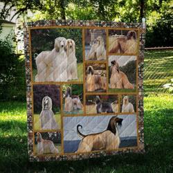 Afghan Hound Life Cl09100002Mdq Quilt Blanket and Home Decor