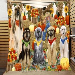 Afghan Hounds Fall All Quilt Yy46822 Fuct1109 and Home Decor