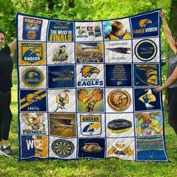 Afl West Coast Eagles Quilt Blanket and Home Decor