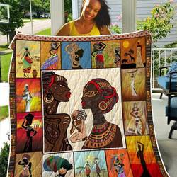 Africa Black Women Quilt Bak Fuct2909 and Home Decor