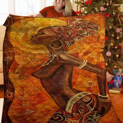 Africa Girl Jfj Quilt By and Home Decor