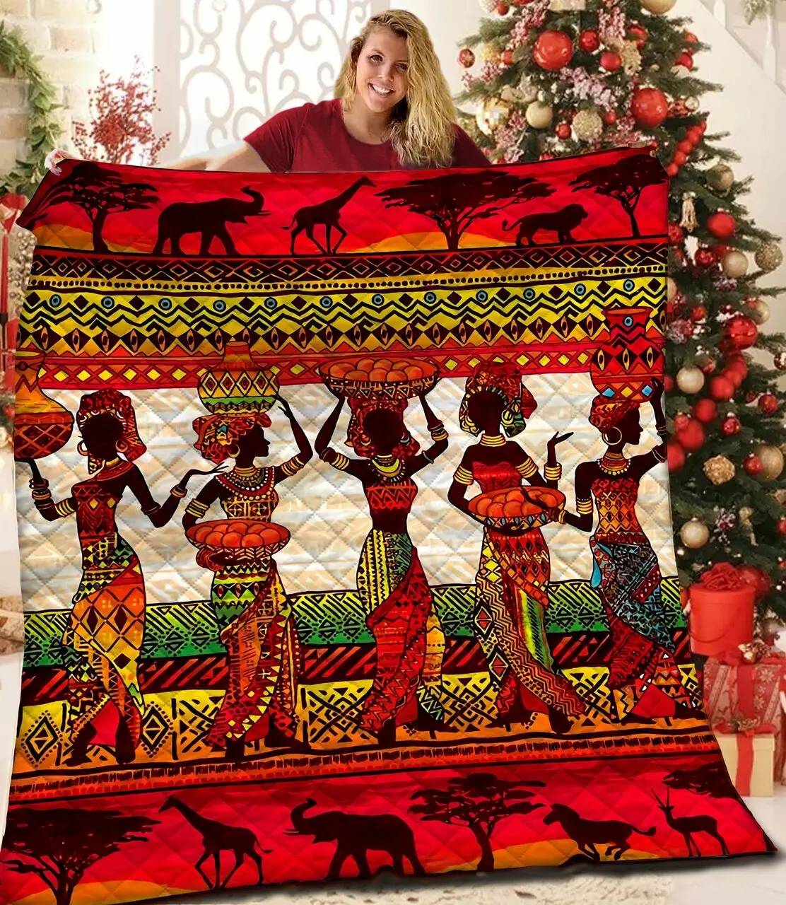Africa Jfj Quilt Rp and Home Decor