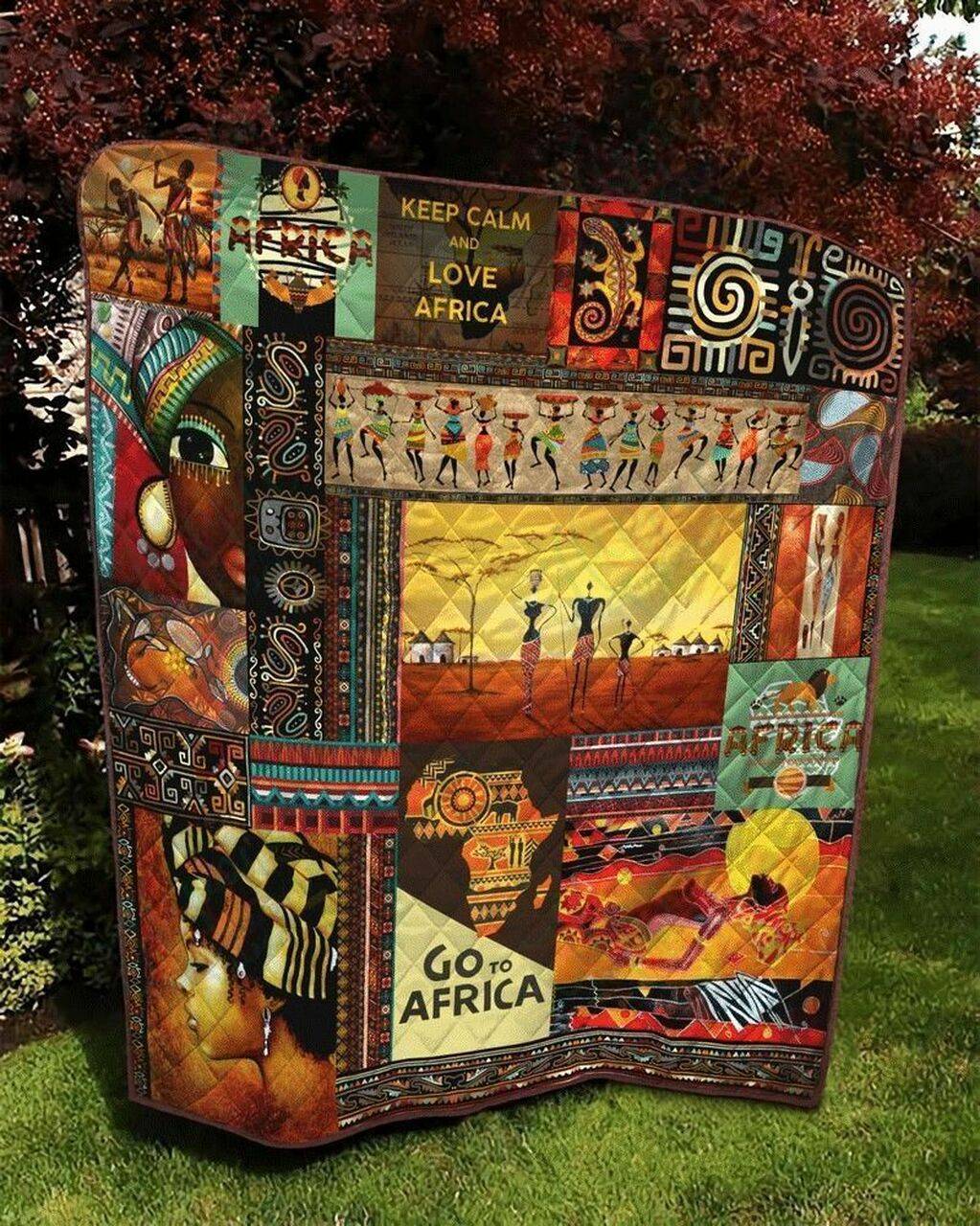 African Culture DD25090170CL Quilt Blanket and Home Decor