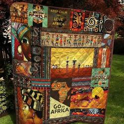 African Culture DD25090170CL Quilt Blanket and Home Decor