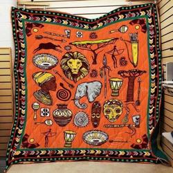 African Culture Quilt Blanket Great Customized Gifts For Birthday Christmas Thanksgiving Perfect Gifts For African Culture Lover and Home Decor