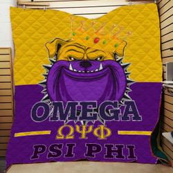 African Omega Psi Phi - Quilt and Home Decor