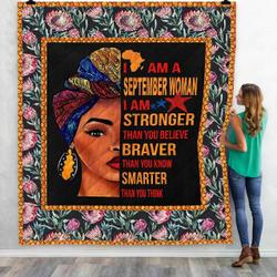 African September Woman Quilt Ligod Fuct2409 and Home Decor