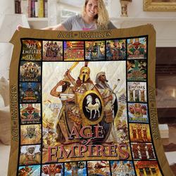 Age Of Empires Quilt Blanket and Home Decor