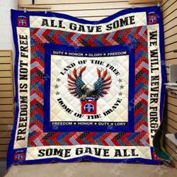 Airborne Division Quilt Hxg and Home Decor