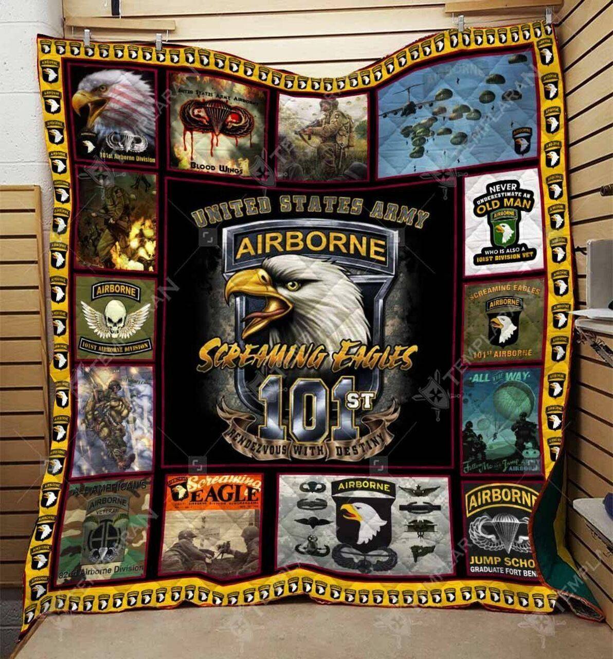 Airborne Division Quilt Jtn and Home Decor