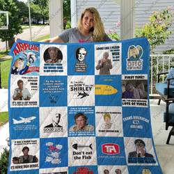 Airplane Quilt Blanket For Fans Ver 25 and Home Decor