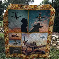 Airplane Quilt and Home Decor