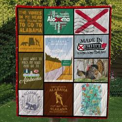 Alabama Cl14100002Mdq Quilt Blanket and Home Decor