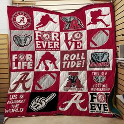 Alabama Crimson Tide 3D Personalized Customized Quilt Blanket 998 and Home Decor