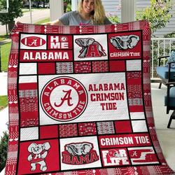 Alabama Crimson Tide B260602 Quilt Blanket and Home Decor
