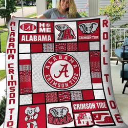 Alabama Crimson Tide B260603 Quilt Blanket and Home Decor