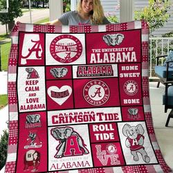 Alabama Crimson Tide B260604 Quilt Blanket and Home Decor