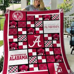 Alabama Crimson Tide B270614 Quilt Blanket and Home Decor