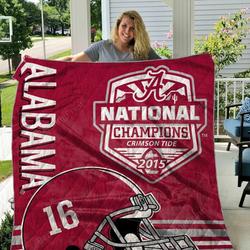Alabama Crimson Tide Quilt Blanket All Season Plus Size Quilt Blanket and Home Decor