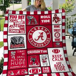 Alabama Crimson Tide Quilt Blanket B250501  Quilt and Home Decor