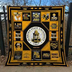 Alabama University 1867 Logo For Fan Personalized Quilt Blanket Quilt Blanket and Home Decor