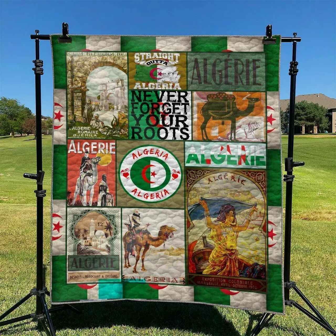 Algeria DHCLD0909 Quilt Blanket and Home Decor