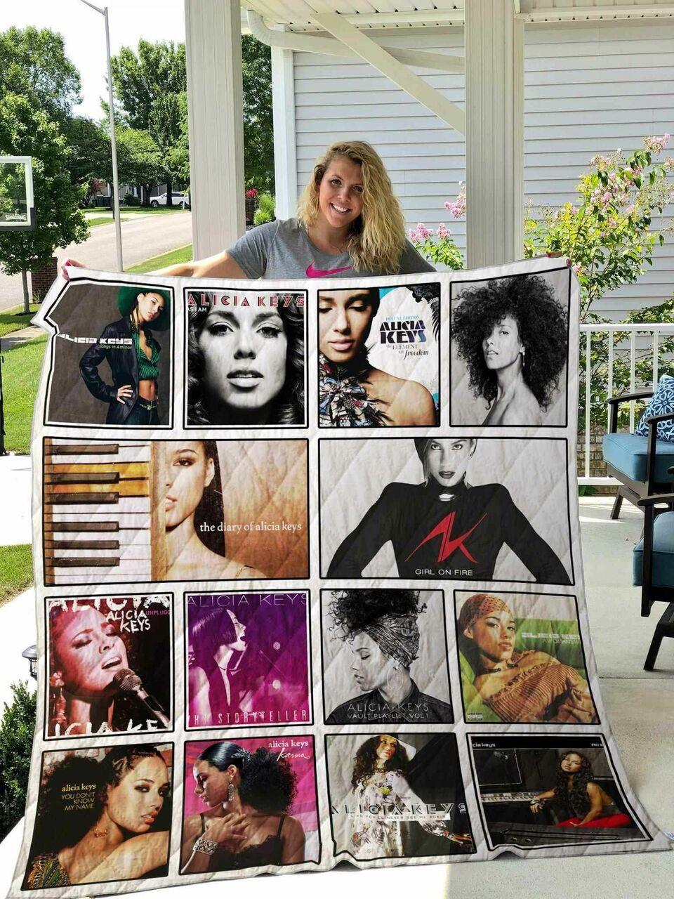 Alicia Keys Blanket Ha0910 Quilt and Home Decor