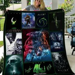 Alien Quilt Blanket Hvt110601  Quilt and Home Decor