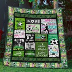 Alive And Kicking Quilt Blanket No96  Quilt and Home Decor