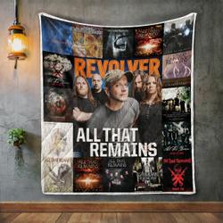 All That Remains Album Covers Quilt Blanket and Home Decor