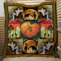 All You Needs Giraffe Quilt and Home Decor