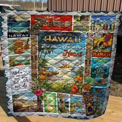 Aloha Hawaii Quilt Lidza Fuct2409 and Home Decor