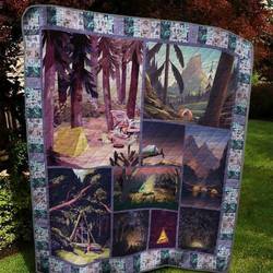 Alone Camping Quilt Blanket  Quilt and Home Decor