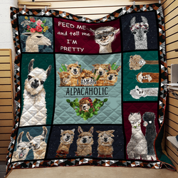 Alpacaholic Quilt Blanket  Quilt and Home Decor
