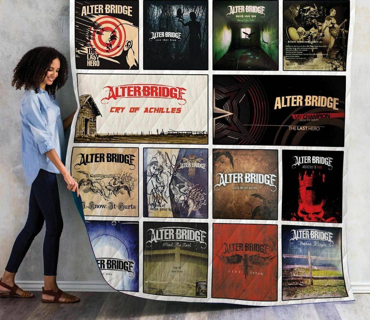 Alter Bridge Singles Quilt Blanket 01 and Home Decor